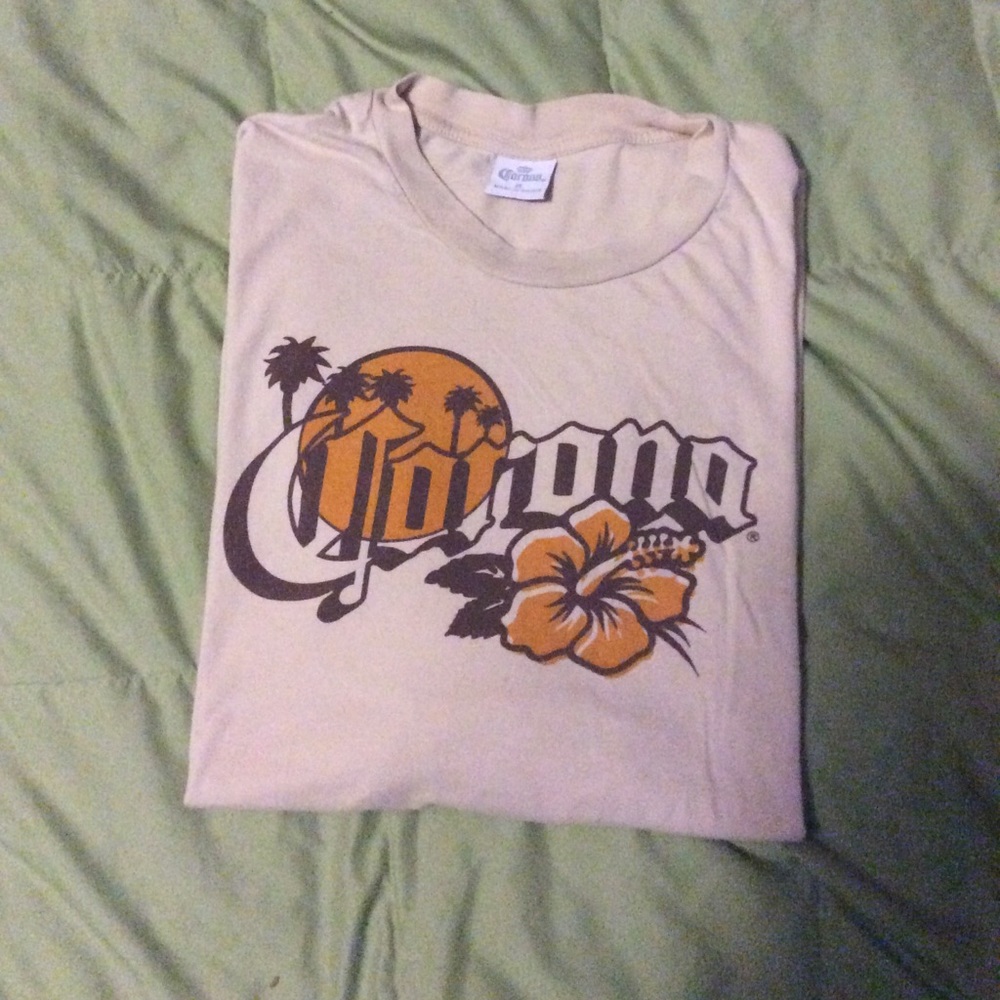 Cream colored Corona T-shirt